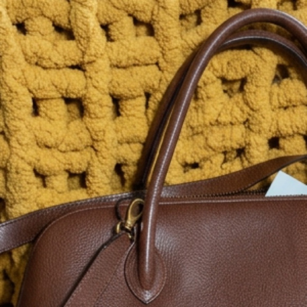 Salvatore Ferragamo Rich Brown Satchel/ Handbag/ Crossed-body - Picture 3 of 14